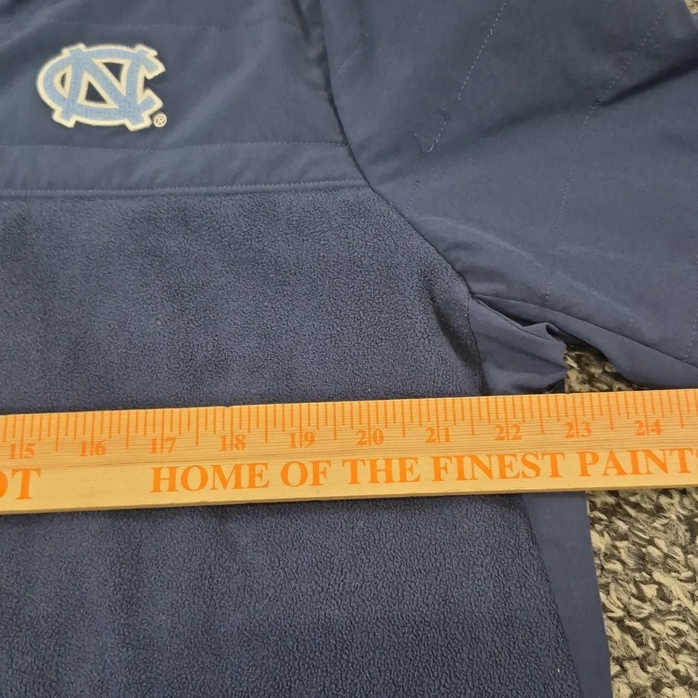 Jordan UNC Tar Heels Full Zip Hoodie Men Large Navy Blue NCAA Jumpman